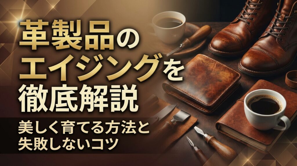 革製品のエイジングを徹底解説｜美しく育てる方法と失敗しないコツ