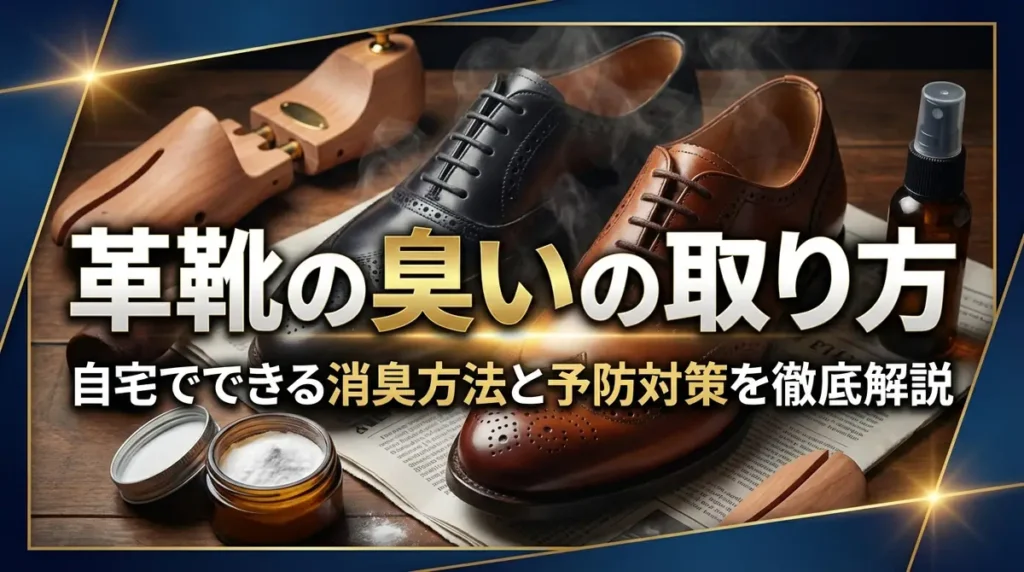 革靴の臭いの取り方｜自宅でできる消臭方法と予防対策を徹底解説